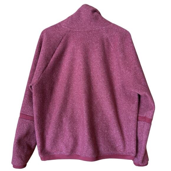 Nike Therma-FIT Mauve Cowl Neck Fleece Pullover L - Picture 3 of 8